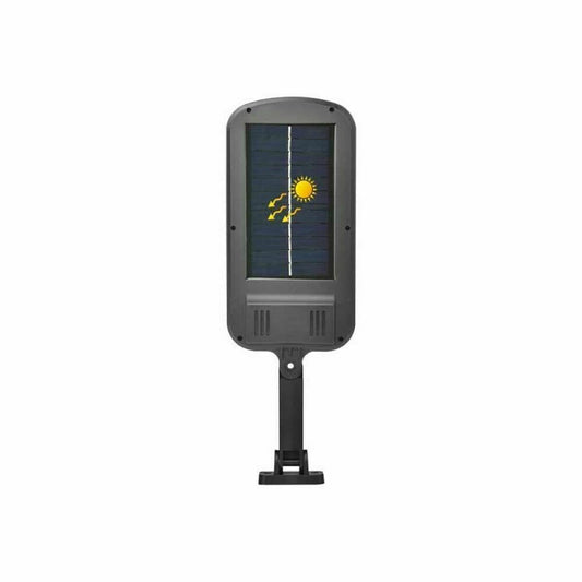 RÉVERBÈRE LAMPADAIRE SOLAIRE À CAPTEUR AVEC 150 LED COB