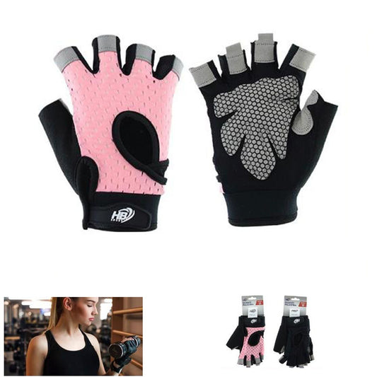 GUANTI ANTISCIVOLO PALSTRA SPORT GUANTO FITNESS MEZZO DITA TAGLIA UNICA 90113