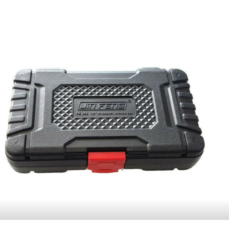 SET 46 PEZZI CHIAVI ATTREZZI BUSSOLA CON TESTA SNODABILE VALIGETTA RIPARA CASA