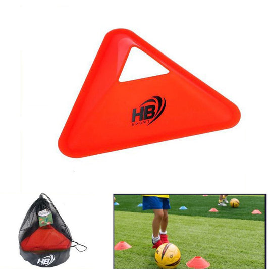 40 CÔNES DE DÉLIMITATION TRIANGULAIRES POUR L'ENTRAÎNEMENT DE FOOTBALL