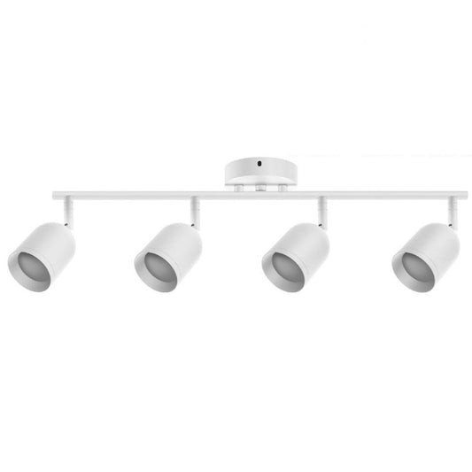 APPLIQUE 4 SPOTS 6.5*9.5CM PLAFONNIER ORIENTABLES GU10 LED BLANC 04