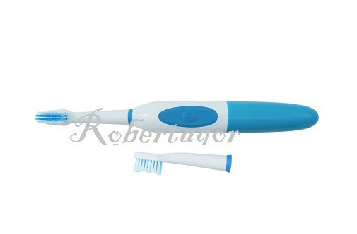 BROSSE À DENTS ÉLECTRIQUE BLEUE ROSE DENTS BATTERIE TÊTE DE RECHANGE TÊTE VIBRANTE