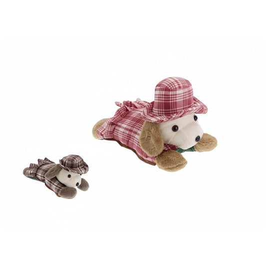 BORSA ACQUA CALDA ELETTRICA PELUCHE CANE  SCALDA MANI CAPPELLINO MORBIDO 72774