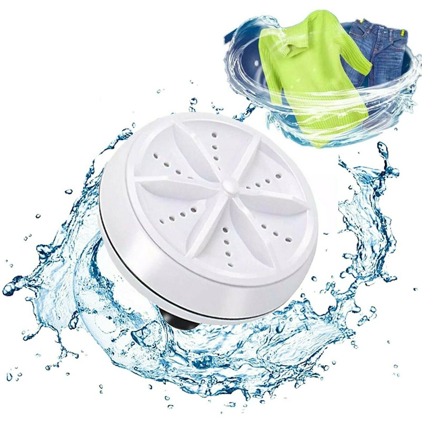 MINI LAVE-LINGE PORTABLE À ULTRASONS USB VÊTEMENTS BLANCHISSERIE CAMPING