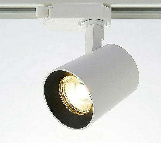 SPOT SUR RAIL ORIENTABLE 15W LUMIÈRE CHAUDE PROJECTEUR LED COB ROTATIF DE PLAFOND