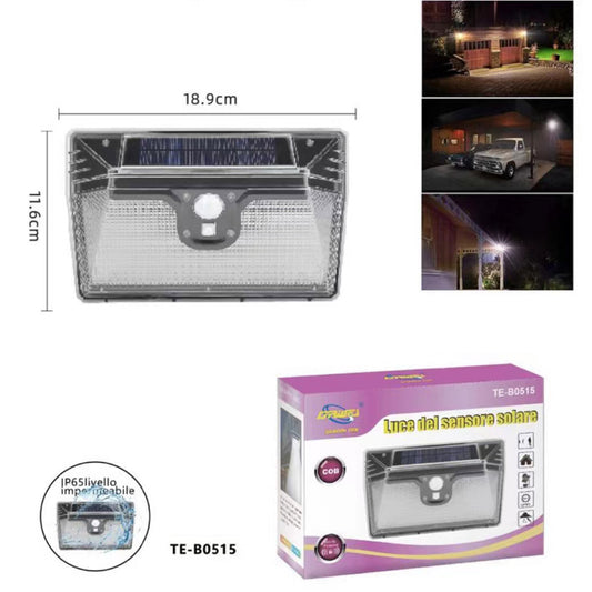 PROJECTEUR SPOT EXTÉRIEUR ÉNERGIE SOLAIRE LED SMD DÉTECTEUR DE MOUVEMENT TE-B0515