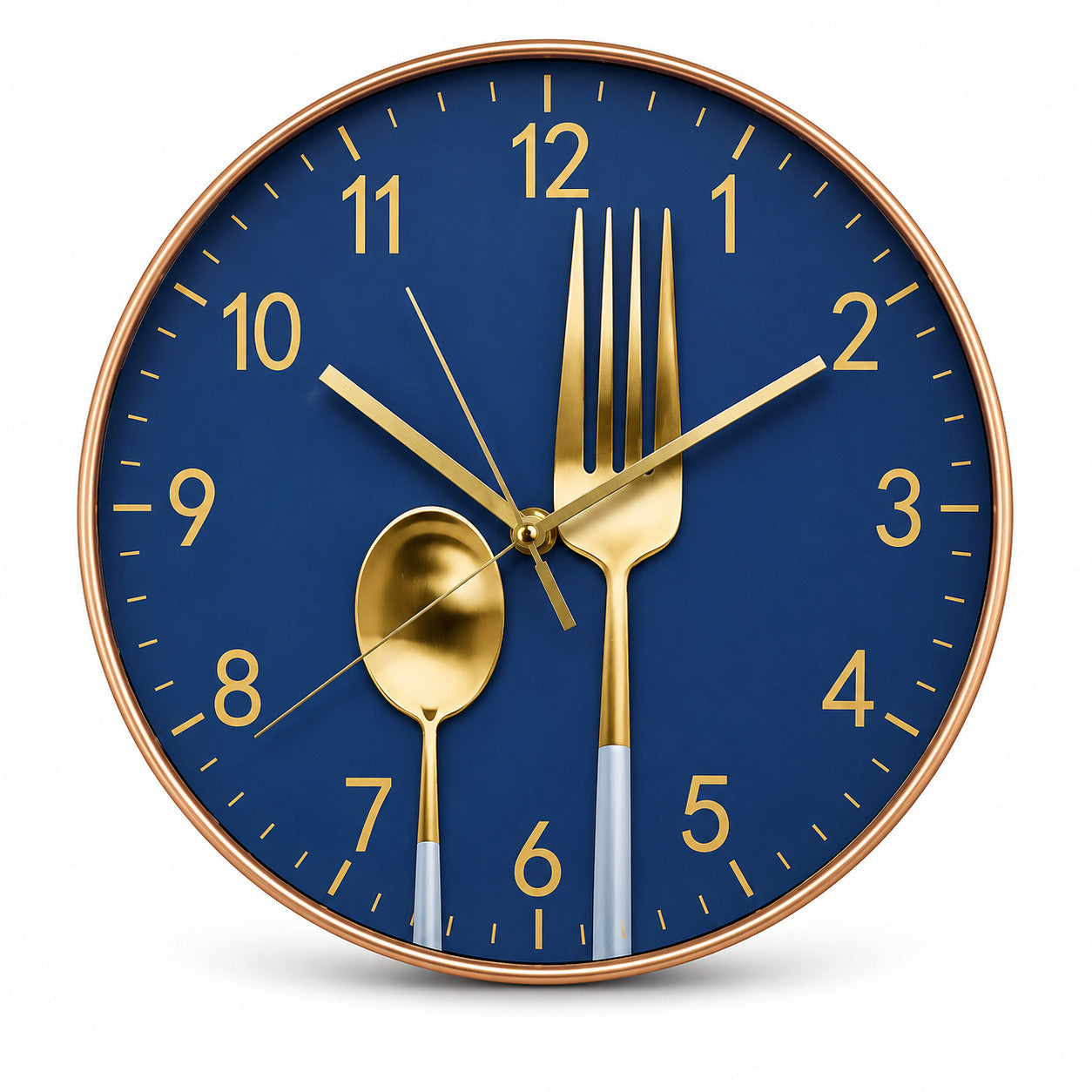 OROLOGIO DA PARETE CUCINA DESIGN POSATE MODERNO 30CM DECORAZIONE CASA