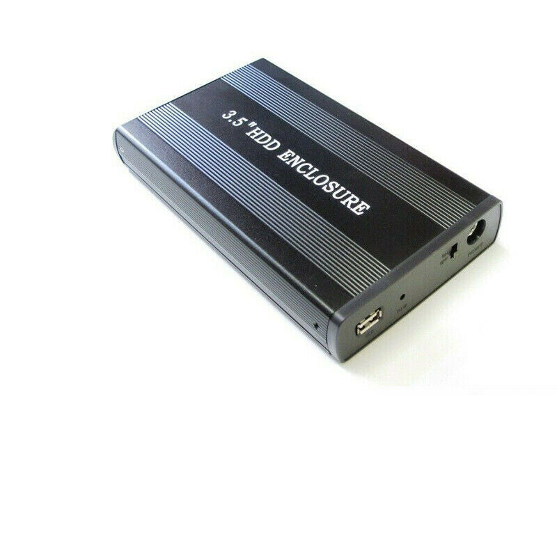 CASE BOX ESTERNO PER HARDISK HARD DISK IN ALLUMINIO HD 3.5" IDE USB 2.0 HDD
