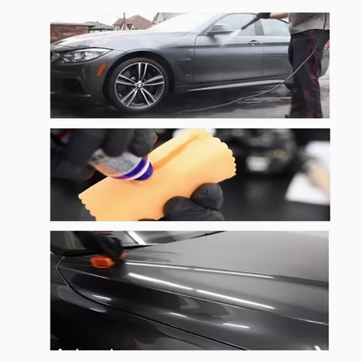 KIT RIVESTIMENTO NANO CERAMICO 10H AUTO PROTEZIONE IDROFOBICA ANTI GRAFFIO UV