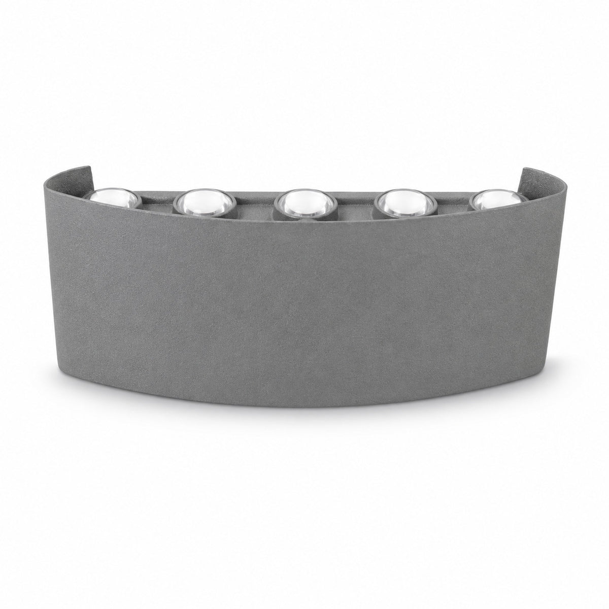 APPLIQUE LED 20W ESTERNO LAMPADA PARETE GRIGIA IP65 3000K 4000K 6000K ET-31680