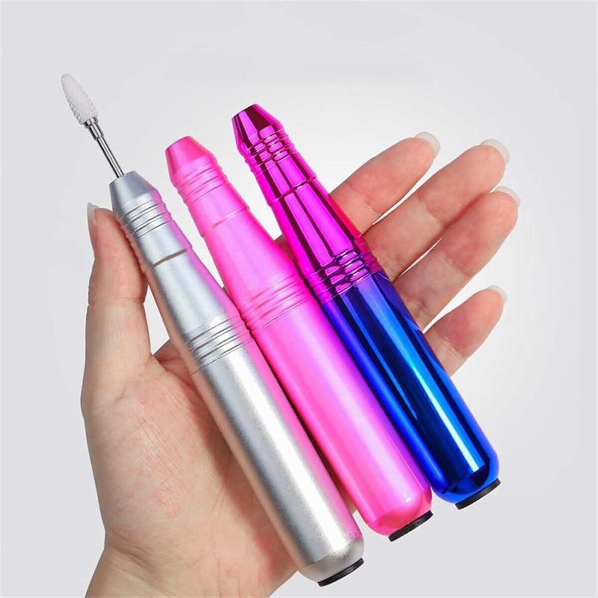 KIT FRESA UNGHIE ELETTRICA 35000 RPM USB MANICURE PEDICURE PORTATILE NAIL ART