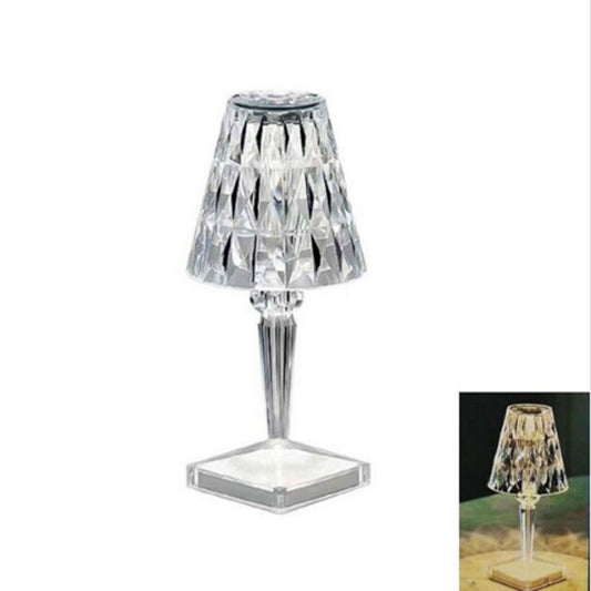 LAMPE DE TABLE DIAMANTÉE RECHARGEABLE USB EFFET CRISTAL LUMIÈRE RGB LED 2002