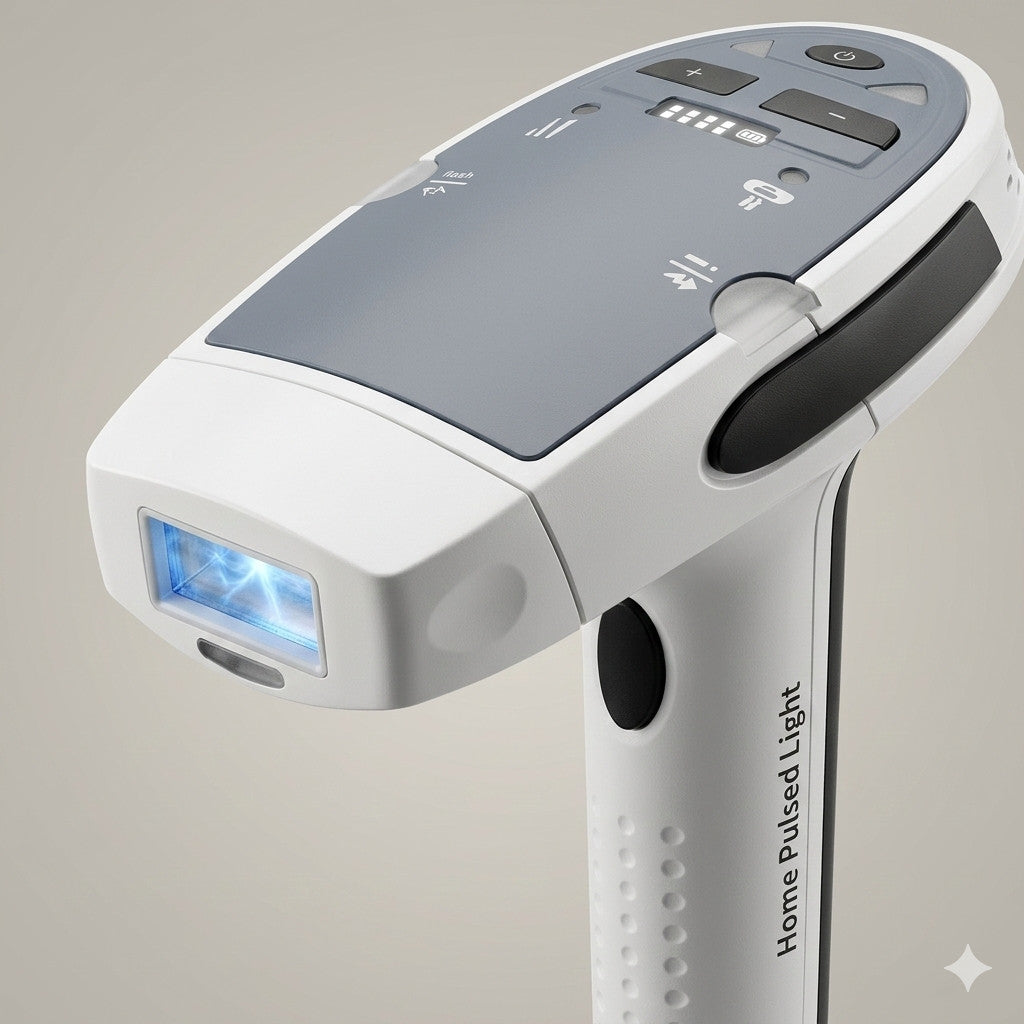 ÉPILATEUR LUMIÈRE PULSÉE RASOIR ÉLECTRIQUE LASER ÉPILATION JAMBES CORPS HPL