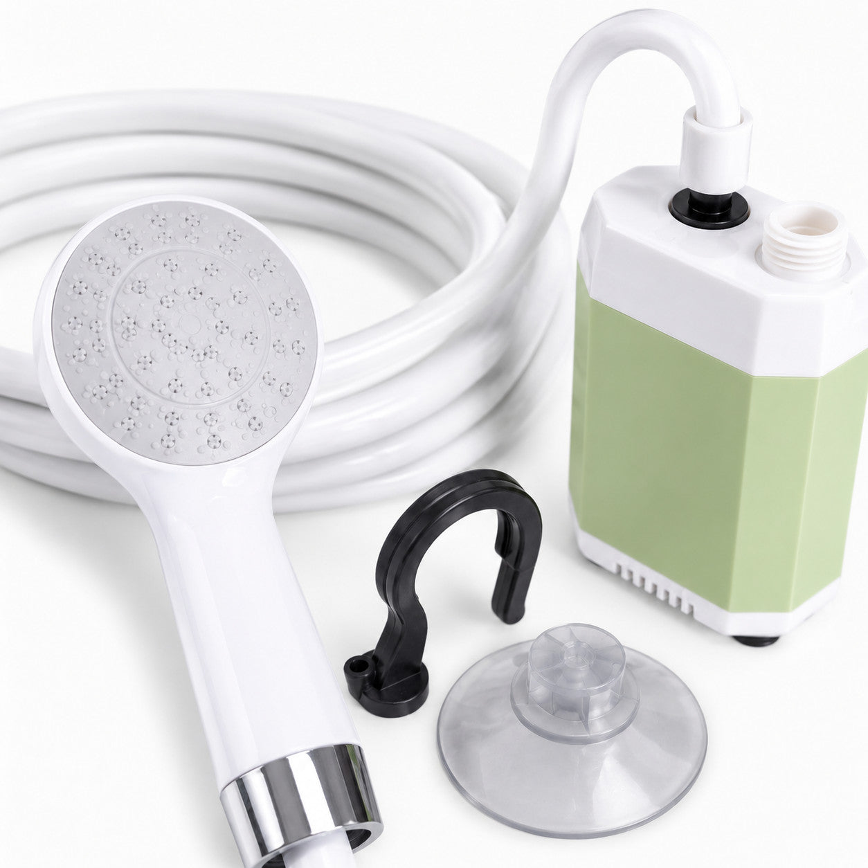 KIT DOCCIA PORTATILE RICARICABILE USB CAMPEGGIO ESTERNO GIARDINO AUTO CASA KE807