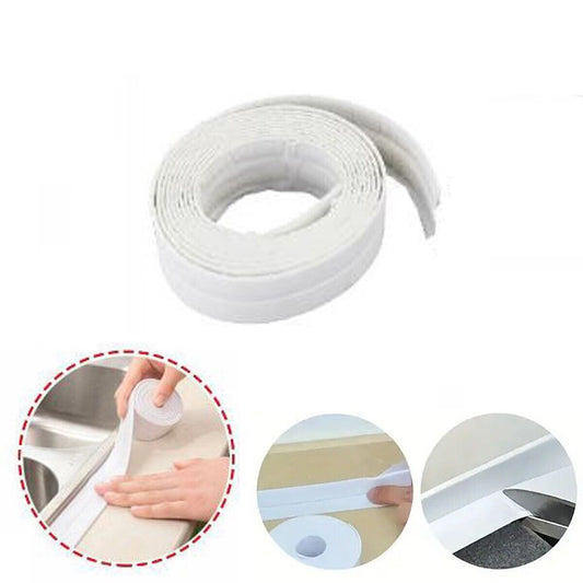 NASTRO SIGILLANTE IMPERMEABILE SANITARI ANTIMUFFA ADESIVO BAGNO CUCINA 2x200CM