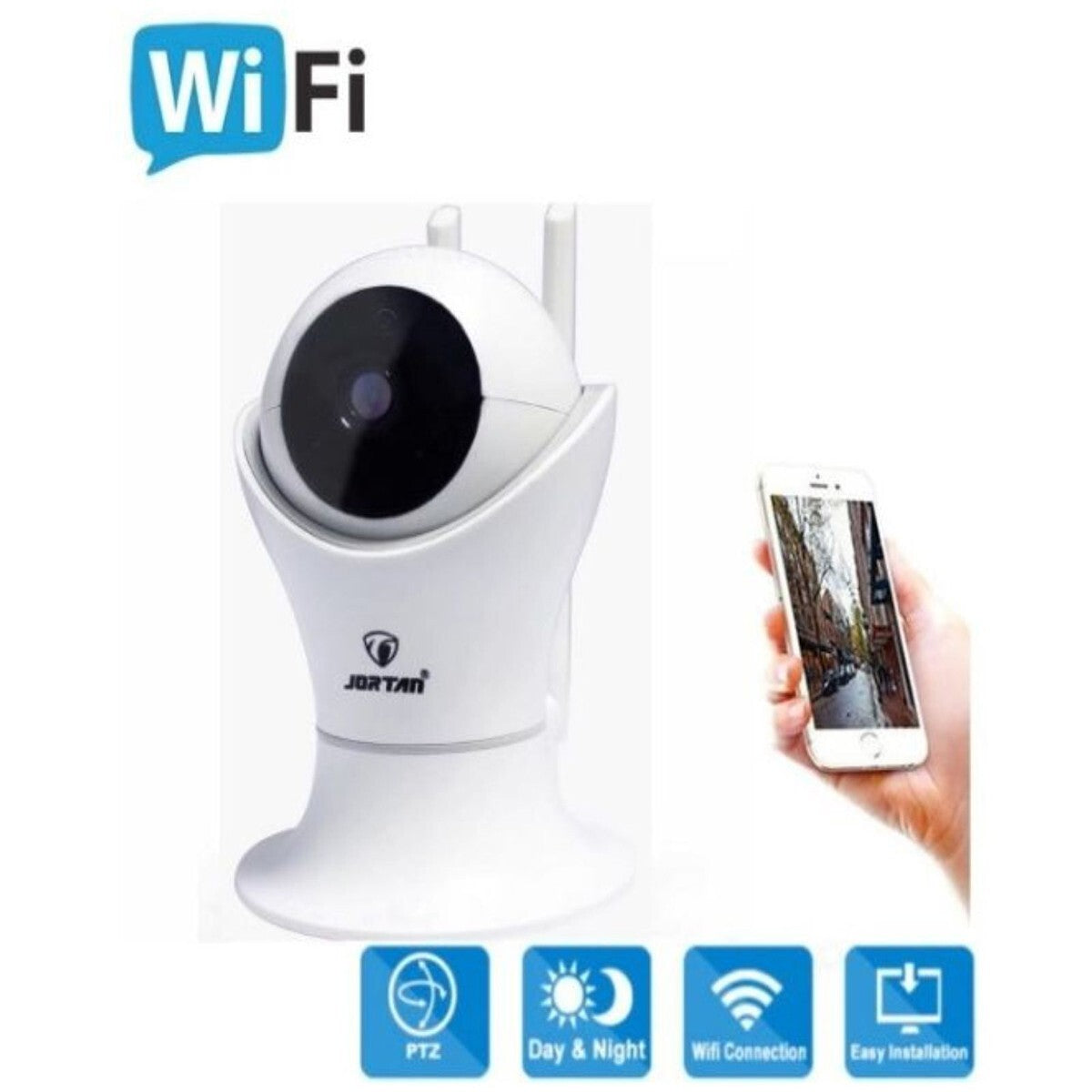 CAMÉRA IP WIFI ROBOTISÉE VIDÉOSURVEILLANCE INTELLIGENTE SÉCURITÉ MAISON 8165HP