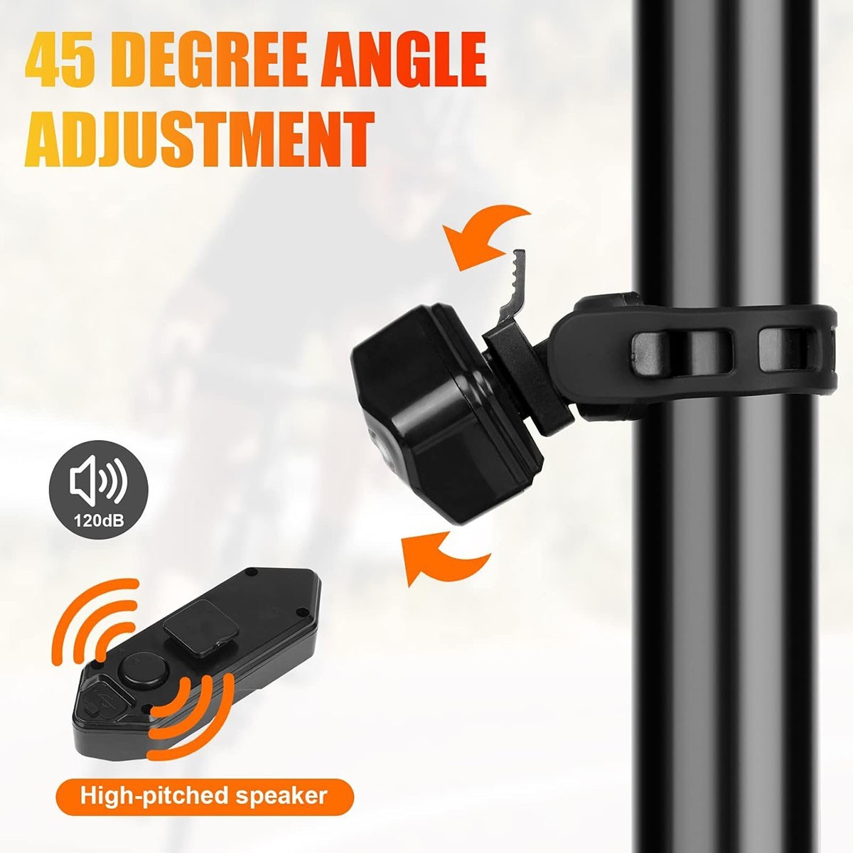 FRECCE WIRELESS FANALE POSTERIORE BICI LED RICARICABILE CON TELECOMANDO FY-1820