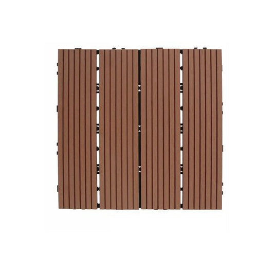 DALLE DE JARDIN EXTÉRIEURE EFFET BOIS SOL ANTIDÉRAPANT À ENCASTRER 73557