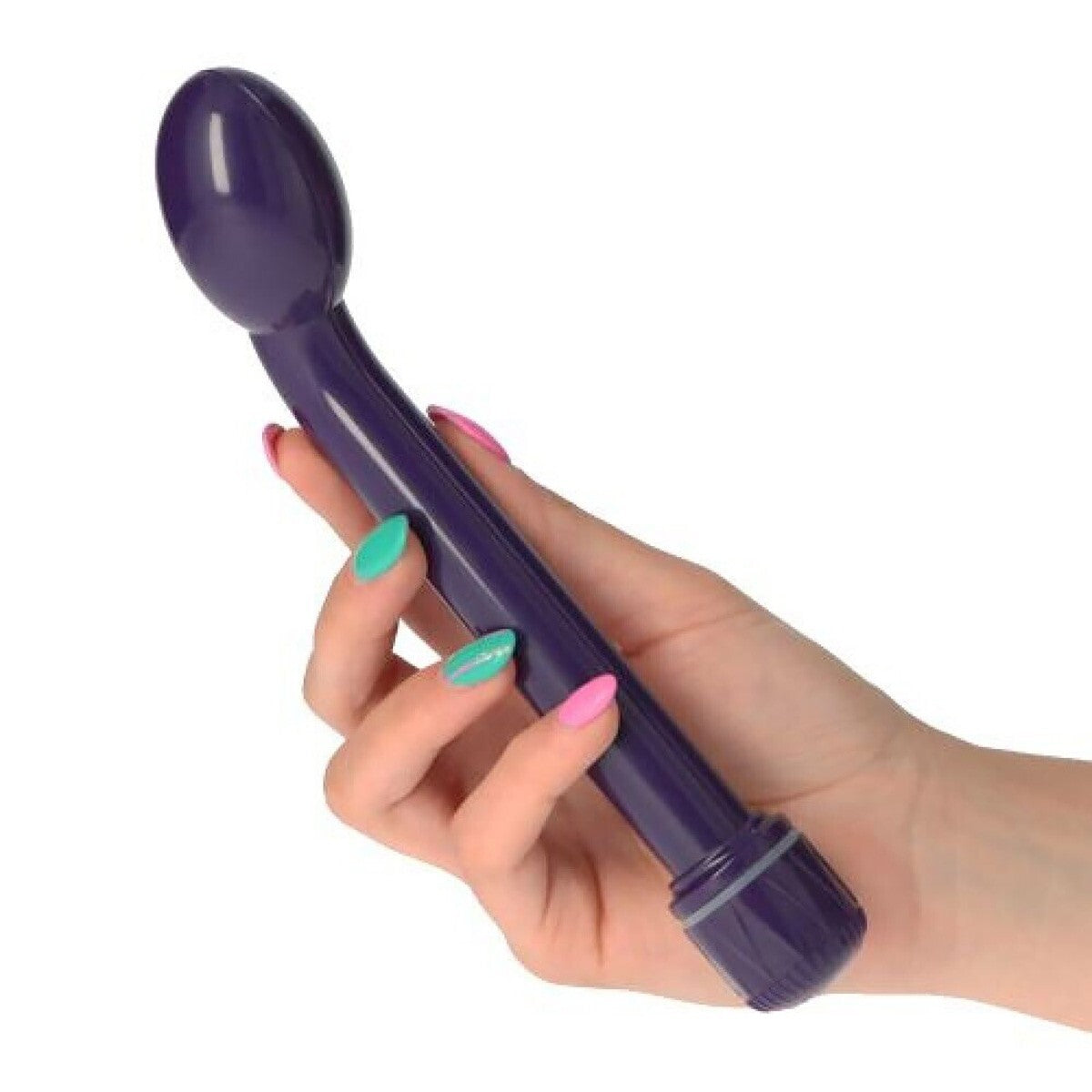VIBRATEUR RIGIDE VIOLET POUR LA STIMULATION DU POINT G PÉNIS LISSE VAGINAL