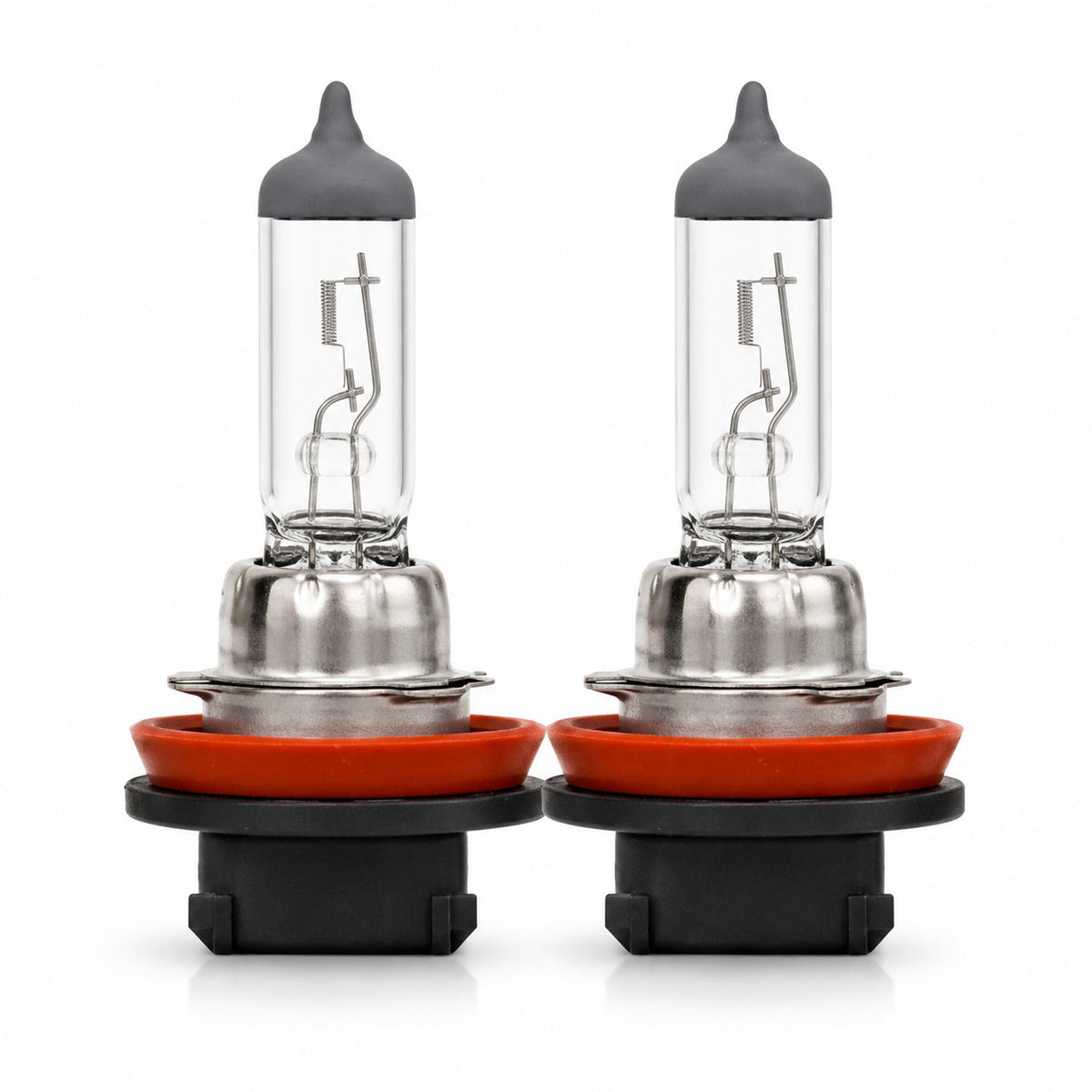 COPPIA FARI LAMPADINE ALOGENE AUTO LUCE BIANCO CALDO 3000K H8 12V 35W CA-03732