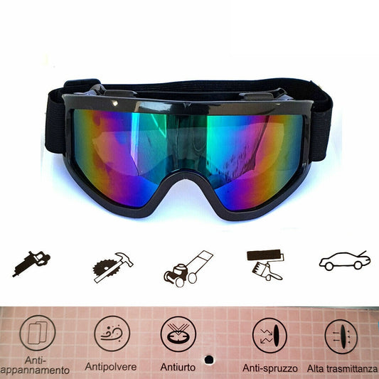 LUNETTES DE PROTECTION DE TRAVAIL ANTI-POUSSIÈRE ANTI-PROJECTIONS POUR YEUX