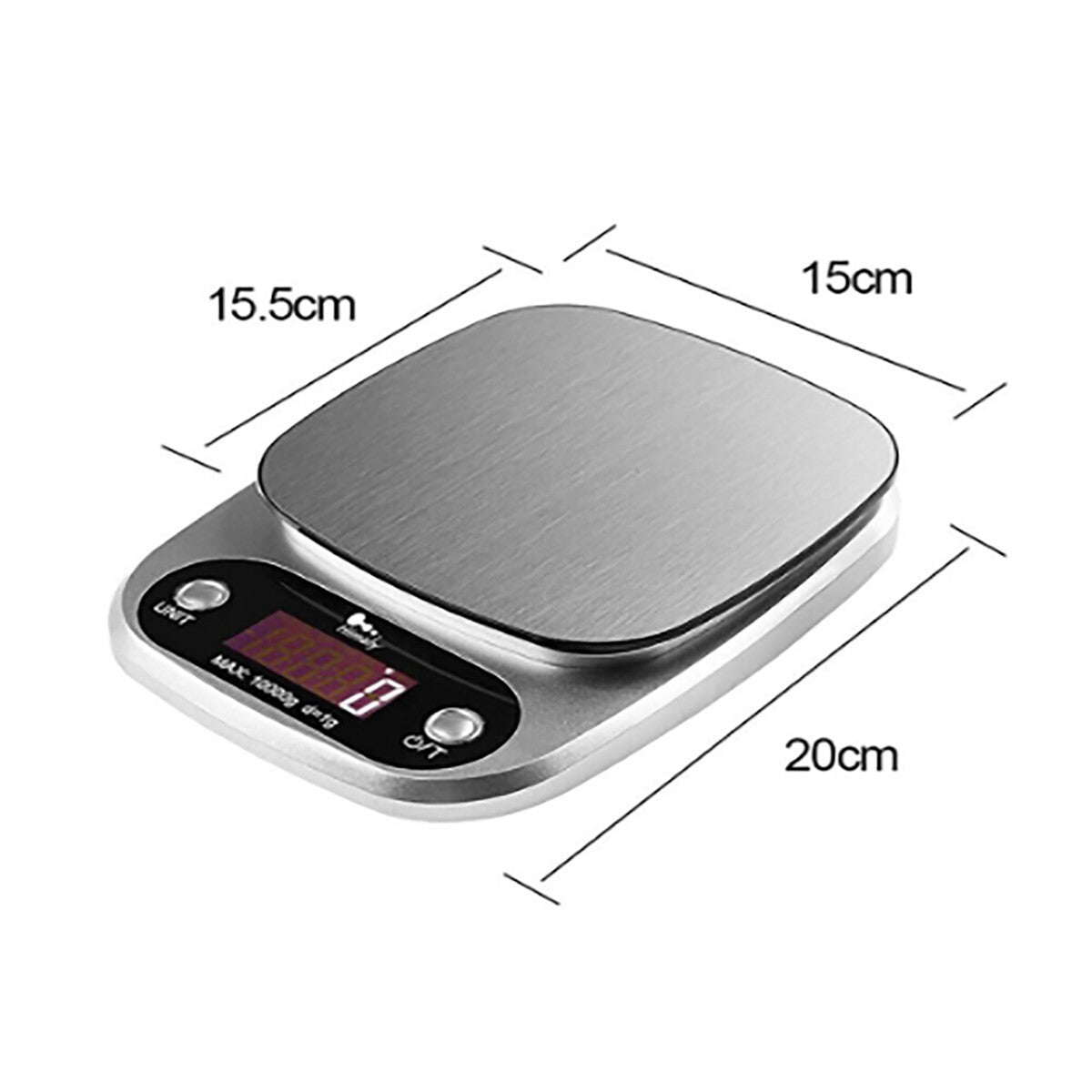 BALANCE DE CUISINE ÉLECTRONIQUE NUMÉRIQUE LCD DE 1G À 10KG BOUTON TARE MAISON B34