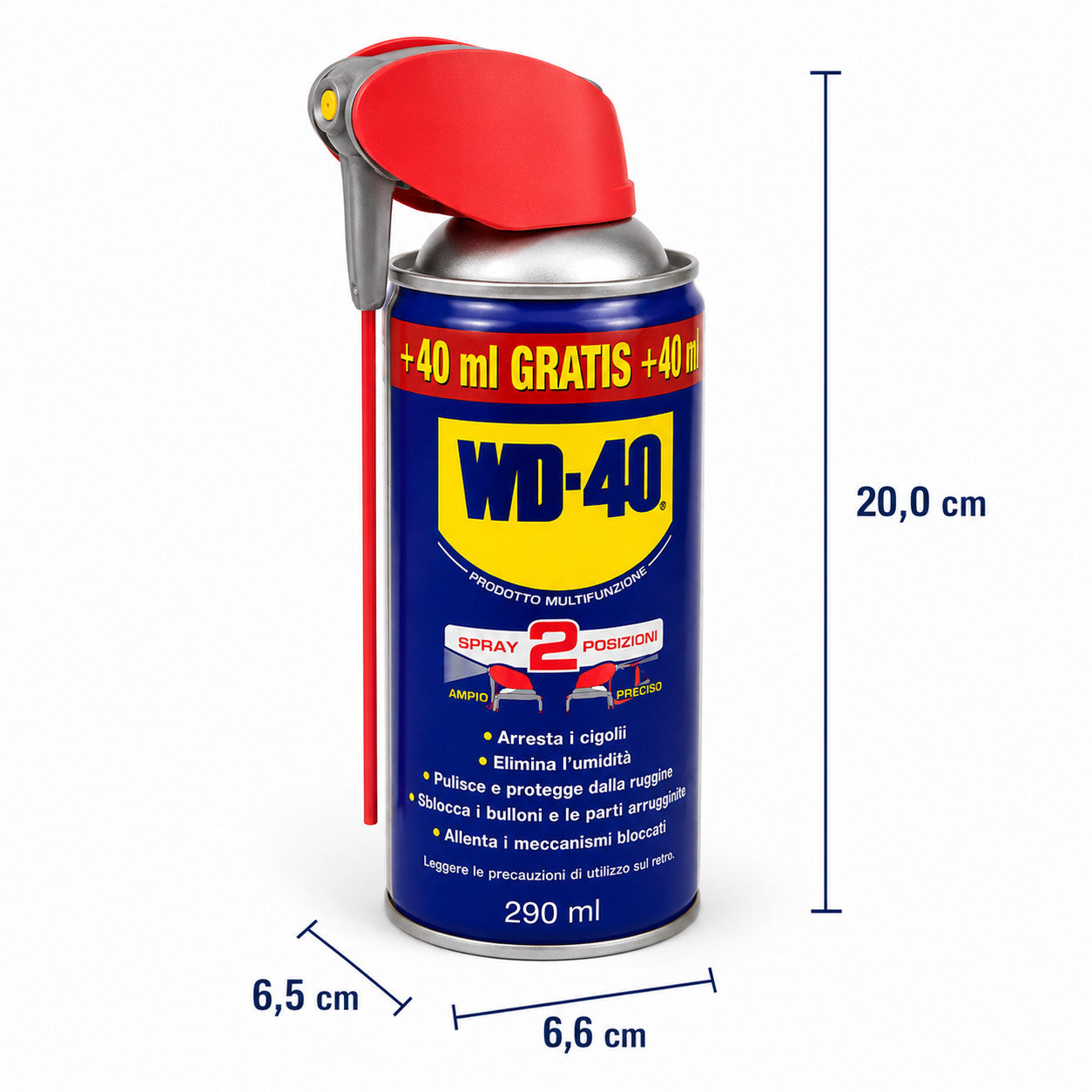 WD-40 SPRAY MULTIFONCTION LUBRIFIANT DÉGRIPPANT ANTICORROSION TRANSPARENT 290ML
