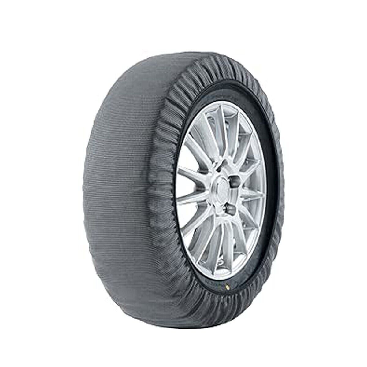CALZA NEVE OMOLOGATE ITALIA EN 16662-1 2 CALZE TESSILI PNEUMATICI AUTO TAGLIA S