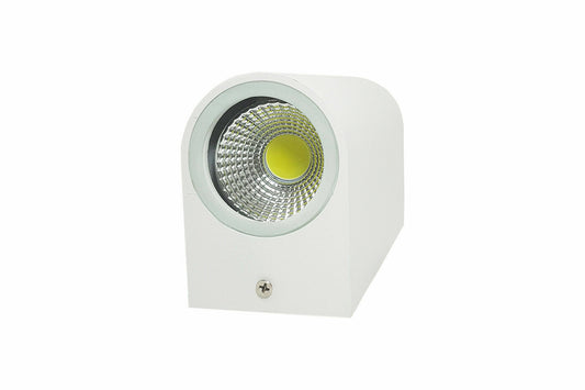 APPLIQUE DOUBLE LED 10W BLANC LAMPE LUMIÈRE FROIDE MURALE HAUT BAS PROJECTEUR EXTÉRIEUR