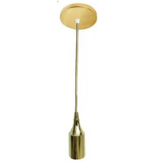 DOUILLE SUSPENSION PLAFONNIER PENDENTIF VINTAGE 2M JD02 OR