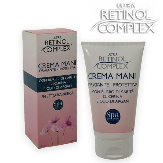 RETINOL COMPLEX CRÈME MAINS EFFET BARRIÈRE BEURRE DE KARITÉ HUILE D'ARGAN 150ML