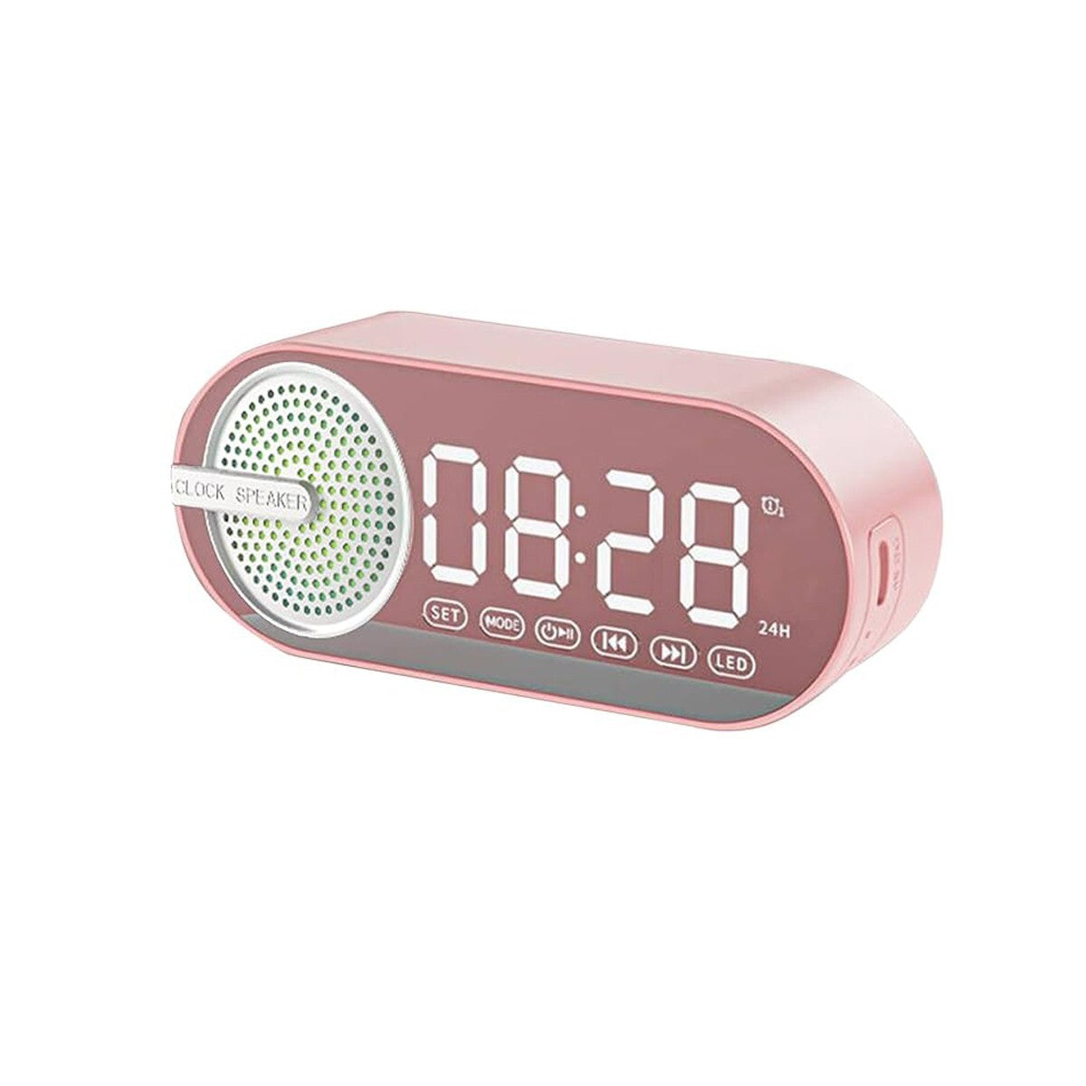 SPEAKER WIRELESS BLUETOOTH CON SVEGLIA PORTATILE AUDIO CASSA SUBWOOFER RADIO FM