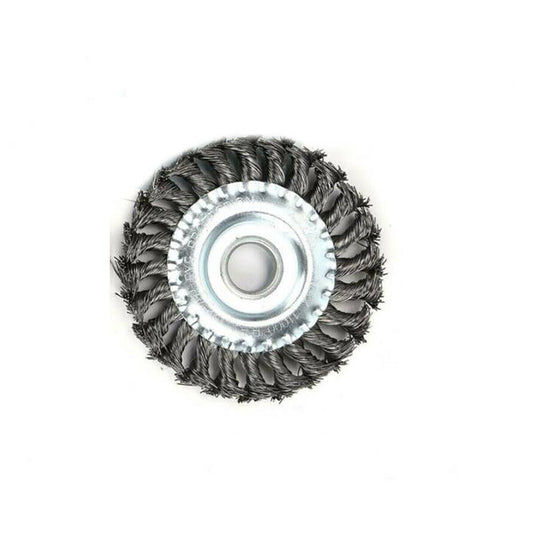 BROSSE CIRCULAIRE MÉTALLIQUE EN FER DISQUE MEULEUSE 125MM 5"