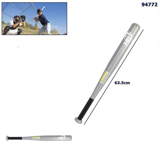 BATTES DE BASEBALL/SOFTBALL EN ALUMINIUM SPORT ENTRAÎNEMENT ARGENT ENFANTS 63.5CM 94772