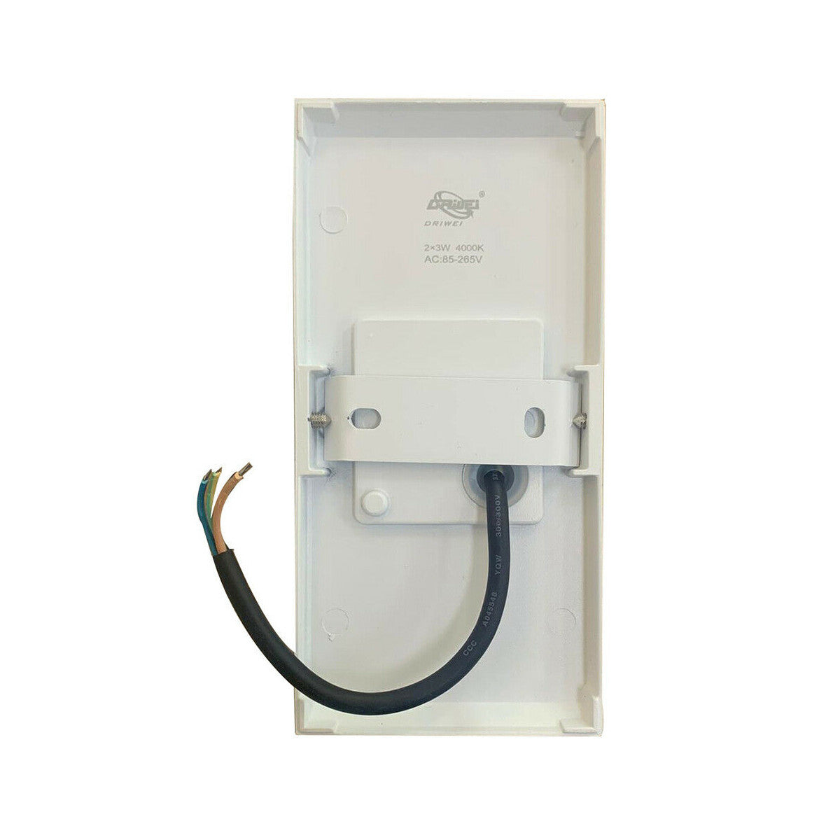 APPLIQUE PARETE LED 6W LAMPADA MURO IP65 MODERNO DOPPIA LUCE NATURALE 4000K