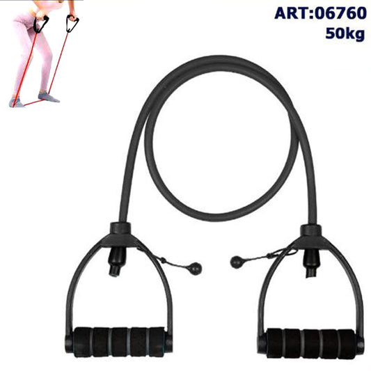 BANDE DE RÉSISTANCE ÉLASTIQUE EXTENSEUR CORDE FITNESS PILATES YOGA 50KG +