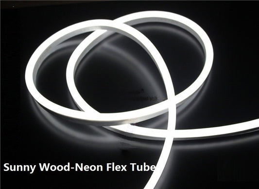 STRISCIA LED 2 MT METRI LUCE FREDDA FLESSIBILE TUBO DECORATIVO NEON IP65 12V