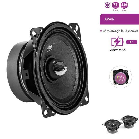 HAUT-PARLEURS COAXIAUX DE VOITURE AUDIO 12,8 CM 75W RMS 280W MAX SPEAKER CTC-1081