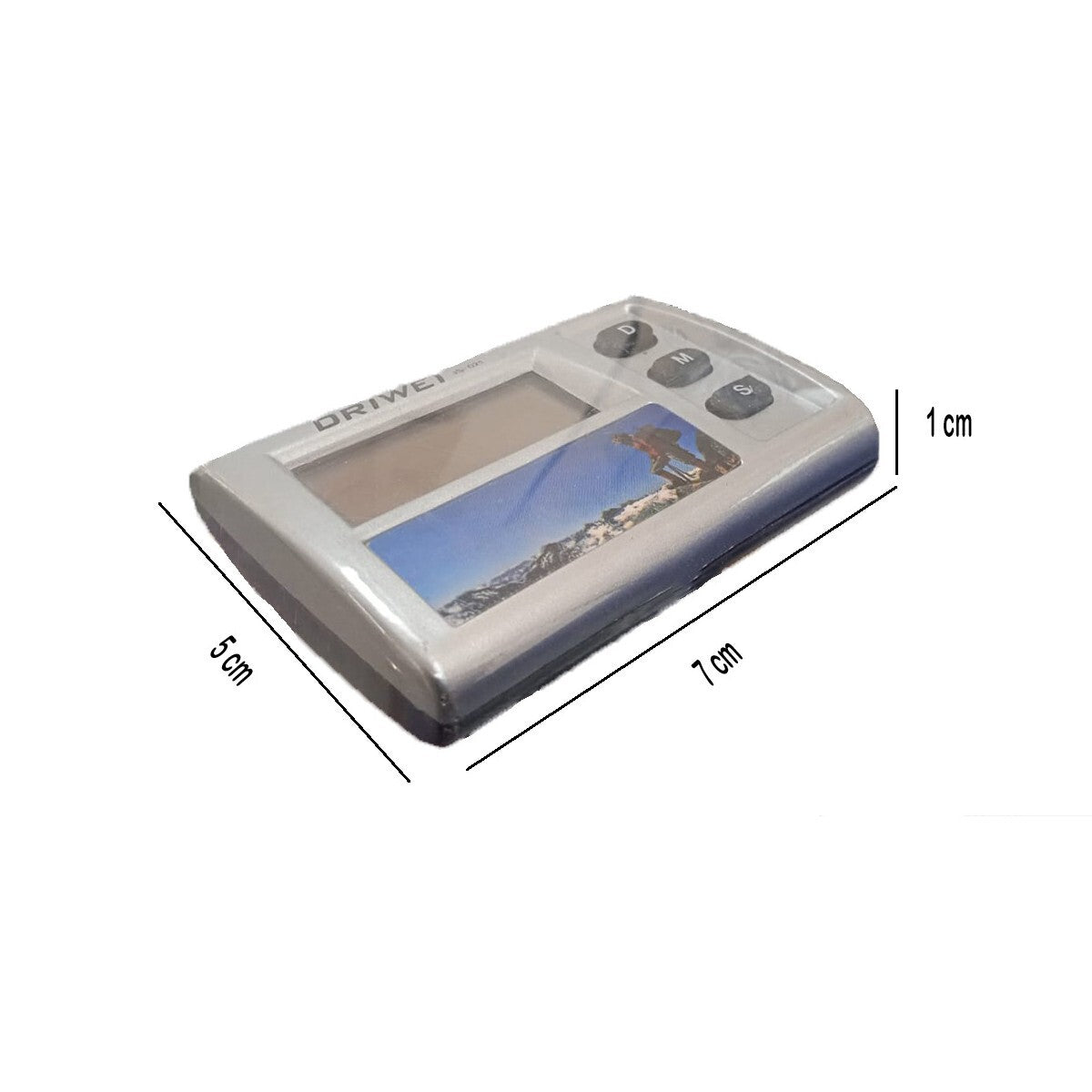 MINI OROLOGIO DIGITALE LCD PORTATILE AL QUARZO PER AUTO SVEGLIA STAFFA JS-021