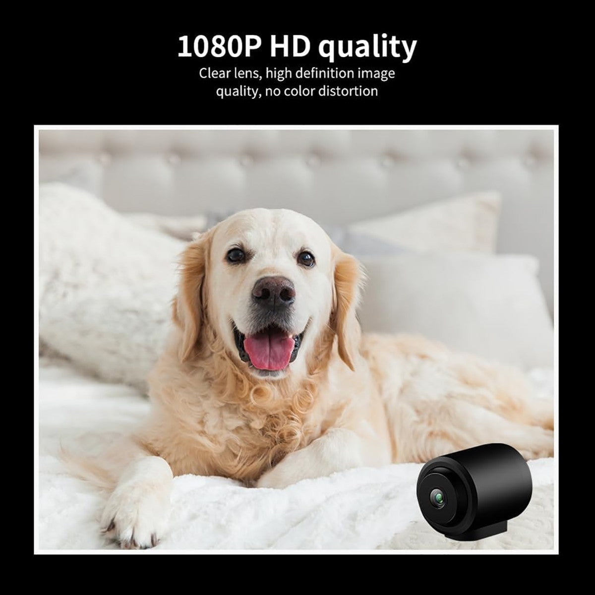 CAMÉRA IP WI-FI SMART 2MP SANS FIL INTÉRIEUR VIDÉOSURVEILLANCE NOCTURNE APP