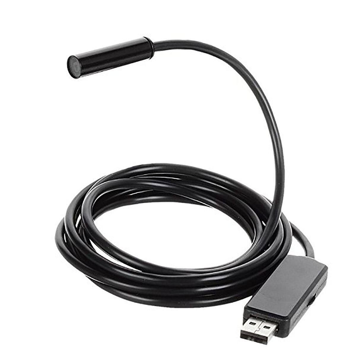 CAMÉRA ENDOSCOPIQUE 6 LED LUMIÈRE CÂBLE SONDE FLEXIBLE USB 5 MÈTRES INSPECTION