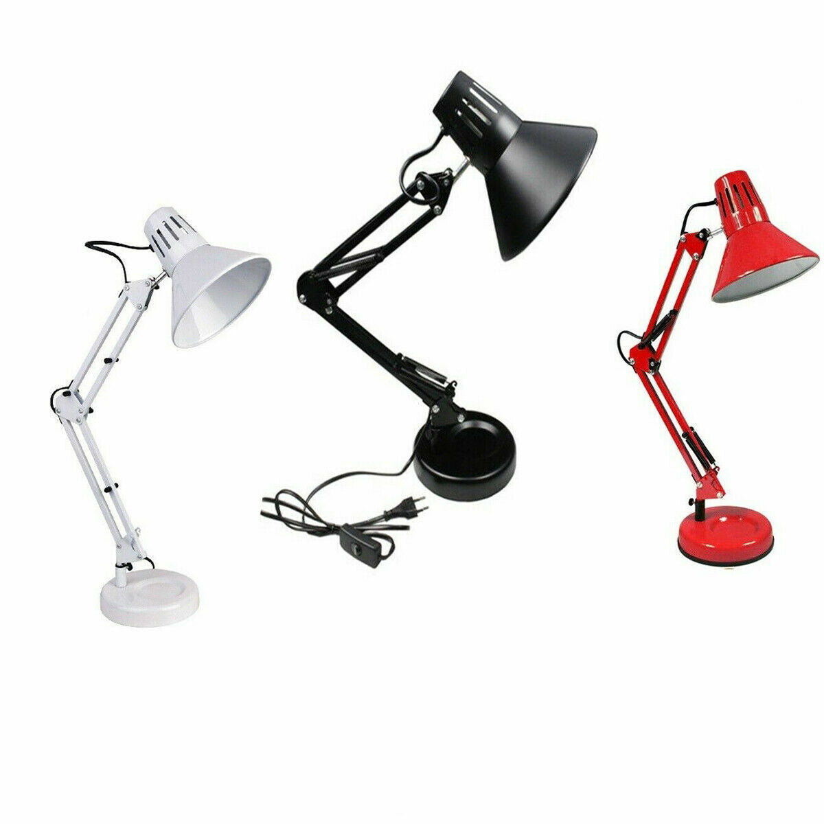LAMPE DE BUREAU À LED RECHARGEABLE RÉGLABLE COMMANDES TACTILES DE TABLE B0440