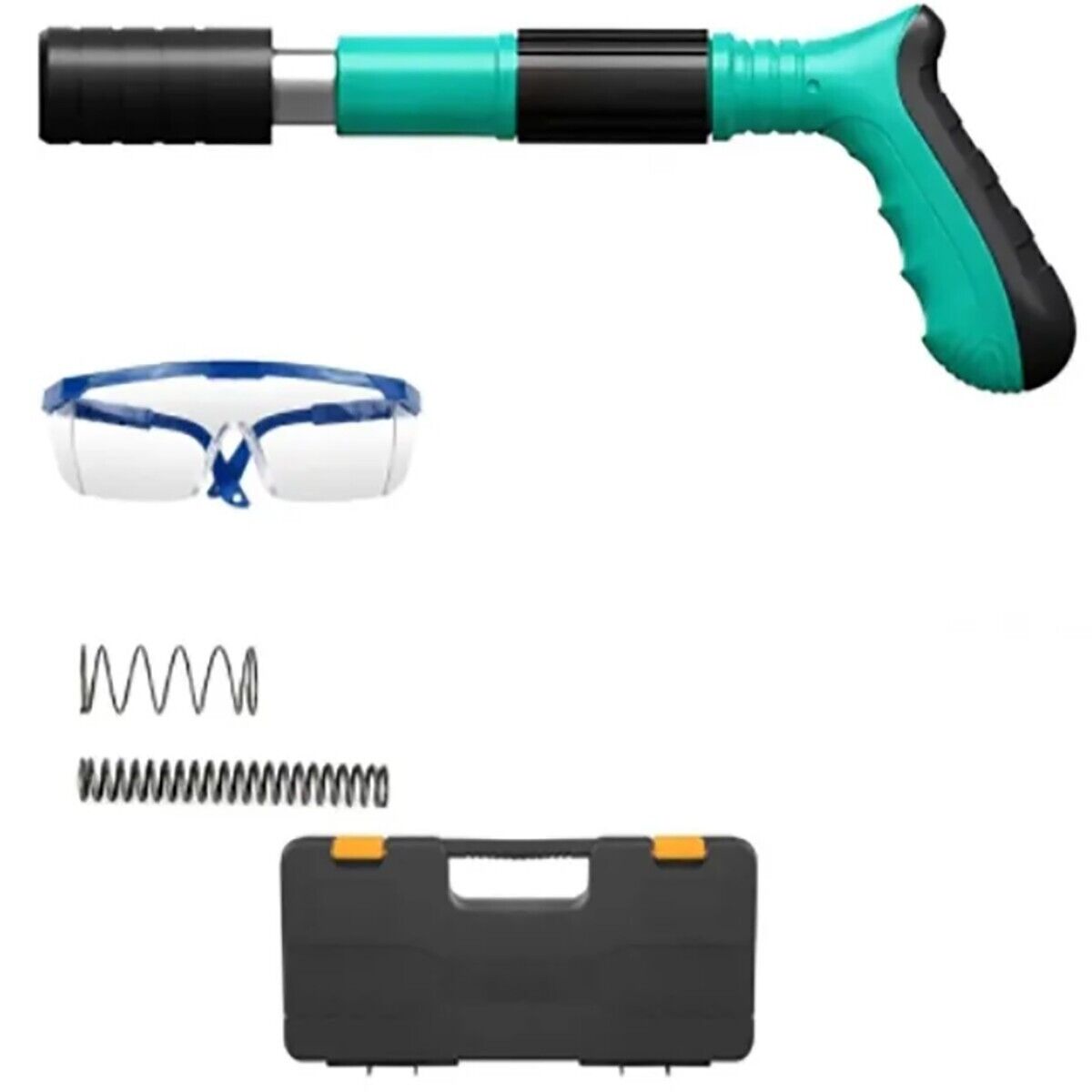 PISTOLA SPARACHIODI E RIVETTI MANUALE CHIODATRICE D'ARIA CHIODI SET ACCESSORI