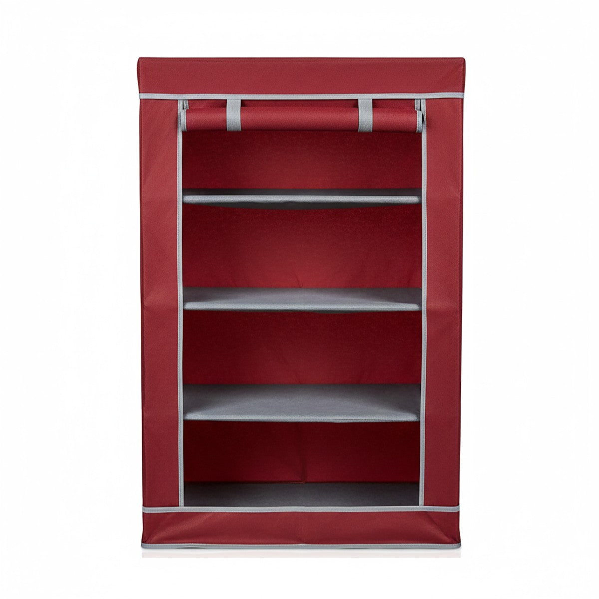 SCARPIERA TESSUTO 5 RIPIANI PORTASCARPE SALVASPAZIO 90X60X30 CM 69073