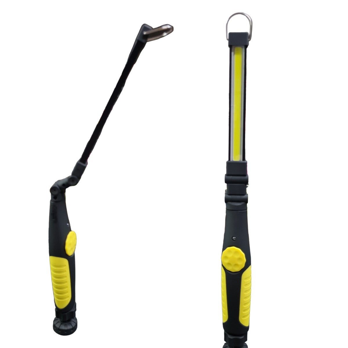 LAMPE DE TRAVAIL TORCHE AIMANTÉE PORTABLE RECHARGEABLE ORIENTABLE LED COB TEB0204