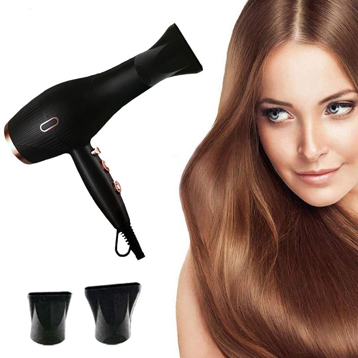 ASCIUGACAPELLI PHON PROFESSIONALE 5000W BECCUCCIO CAPELLI ARIA CALDA FREDDA 3300