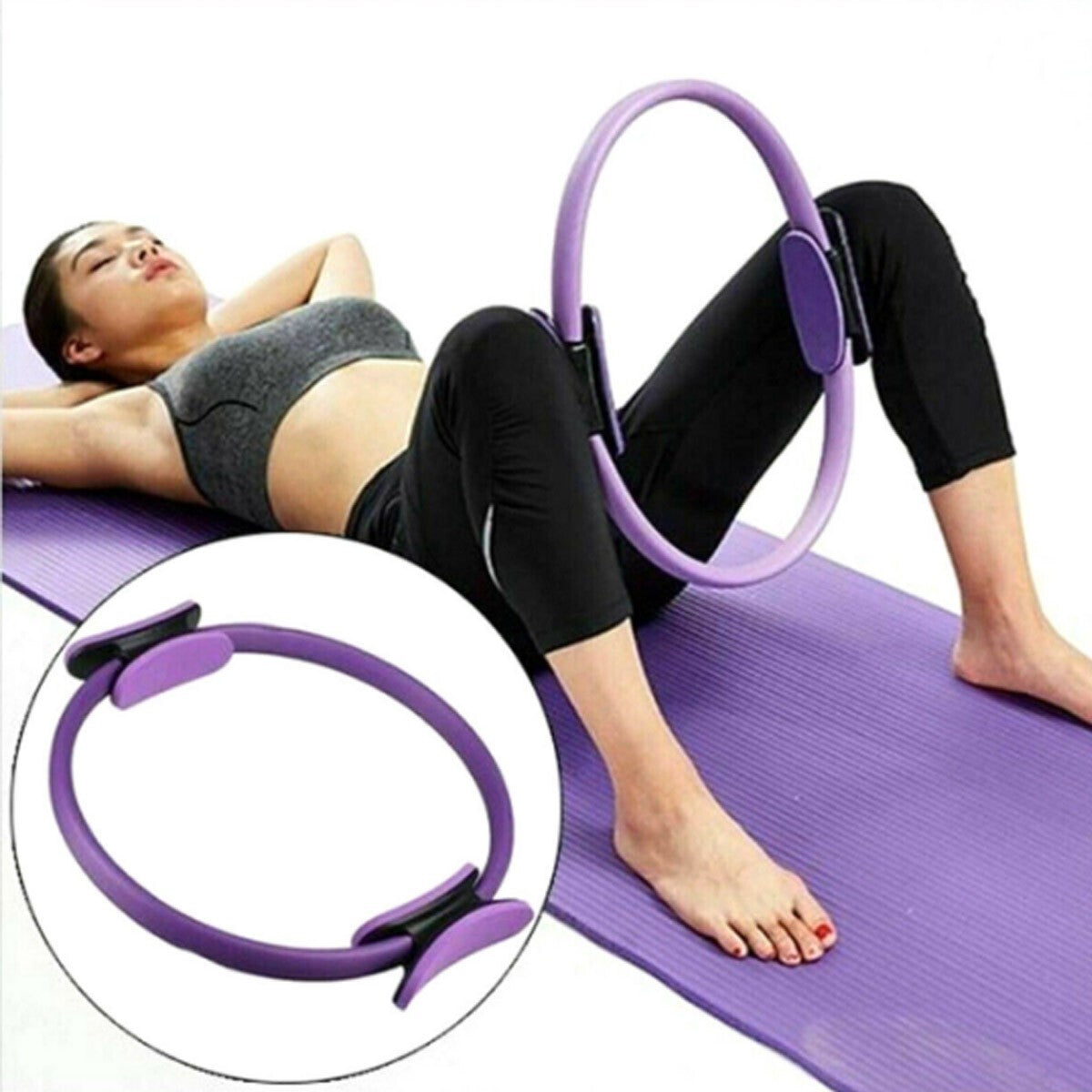 CERCLE DE FITNESS ANNEAU RING PILATES SPORT MAGIC CIRCLE ANNEAU YOGA ACCESSOIRES 37