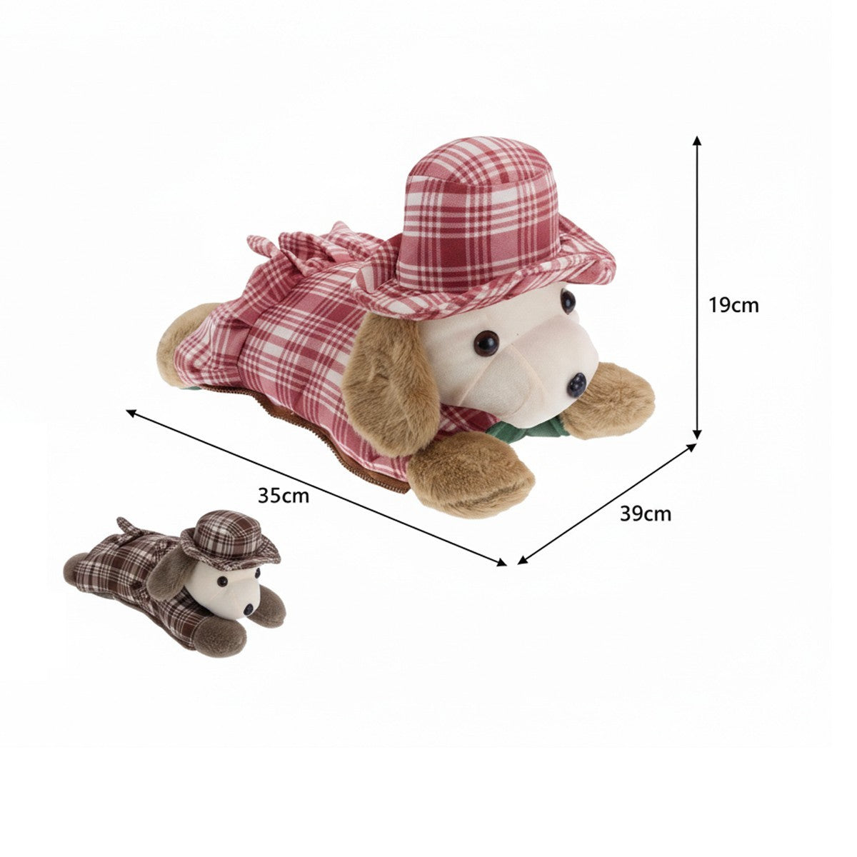 CHAUDIÈRE À EAU CHAUDE ÉLECTRIQUE EN PELUCHE CHIEN CHAUFFE-MAINS CHAPEAU DOUX 72774