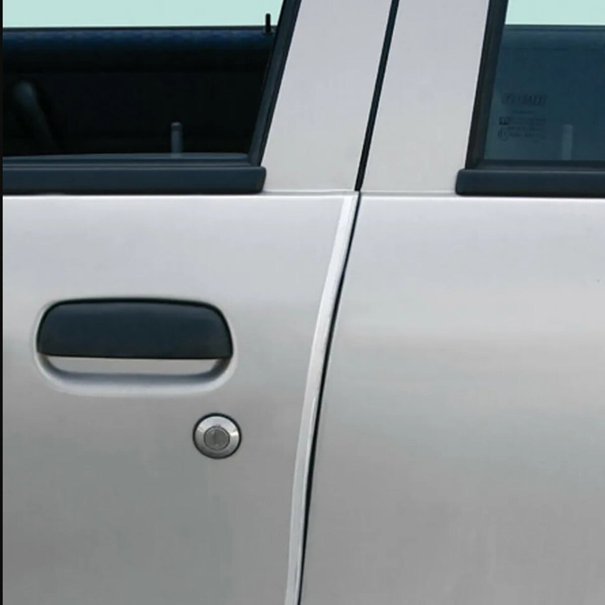 SET 2 PROTEGE-PORTES DE VOITURE TRANSPARENTS À CLIPSER PVC 65CM PROTECTION DE PORTE 03043