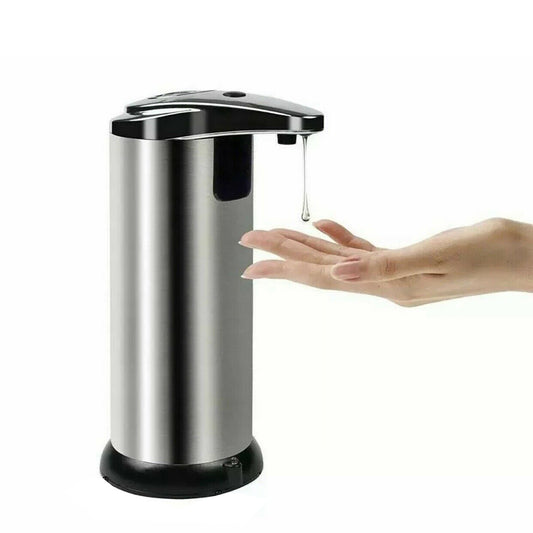 DISTRIBUTEUR AUTOMATIQUE DE SAVON LIQUIDE GEL POUR LES MAINS À DÉTECTION INFRAROUGE SANS CONTACT 250ML